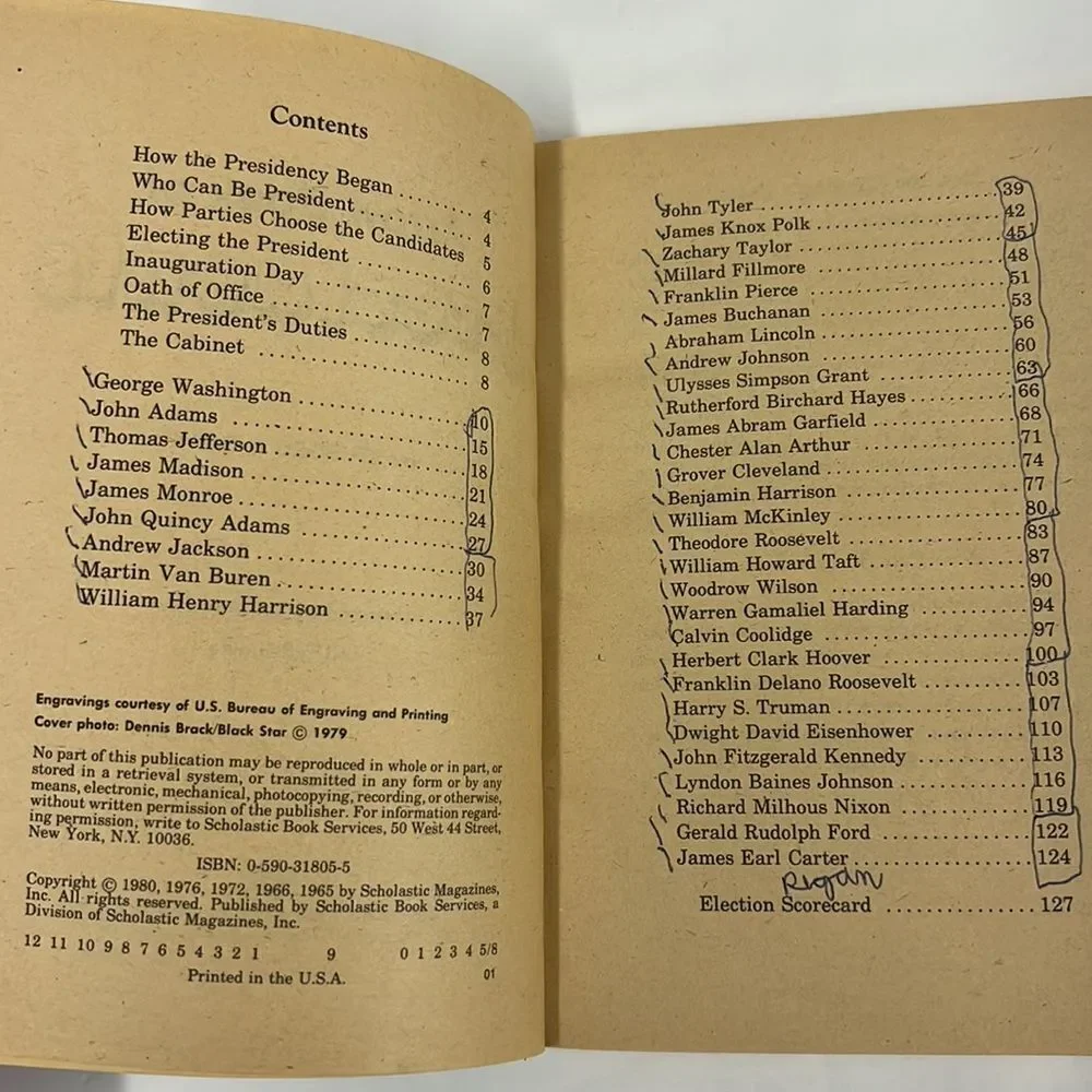 Arrow Book of Presidents 1979 - Picture 3 of 4